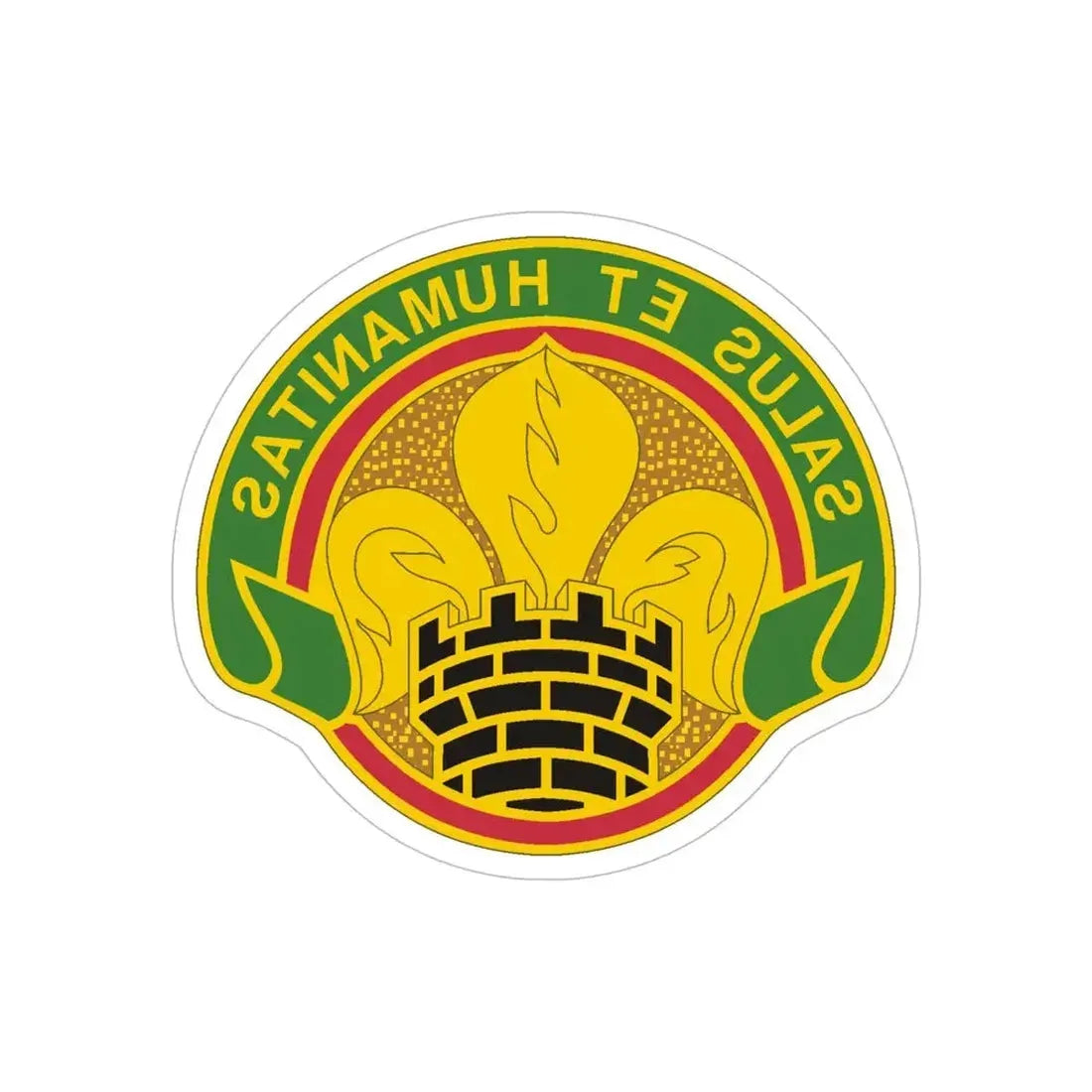 783 Military Police Battalion (U.S. Army) REVERSE PRINT Transparent Die-Cut STICKER - The Sticker Space