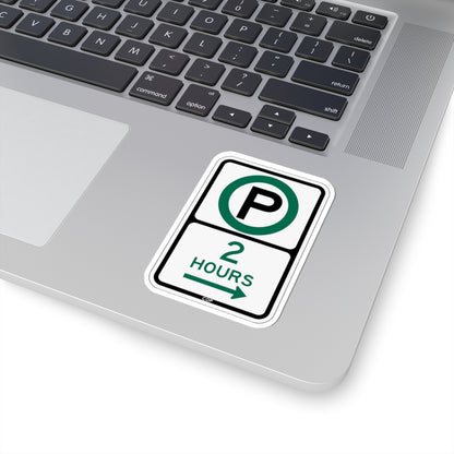 PBOT Road sign P3800R (Oregon) (Road Sign) STICKER Vinyl Kiss-Cut Decal