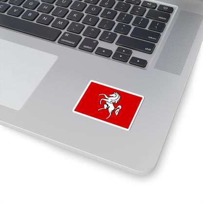 Flag of Kent (England) STICKER Vinyl Kiss-Cut Decal