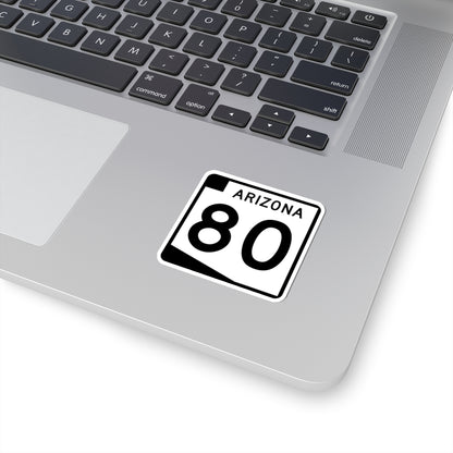 Arizona 80 (Arizona) (Road Sign) STICKER Vinyl Kiss-Cut Decal