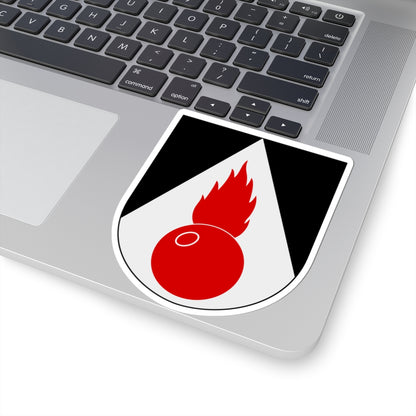 Artilleriregementet 924. kompaniet vapen (Sweden) (Coat of Arms) STICKER Vinyl Kiss-Cut Decal