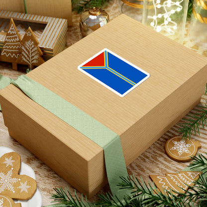 Flag of Alekseevsky rayon Volgograd oblast (Russia) STICKER Vinyl Kiss-Cut Decal