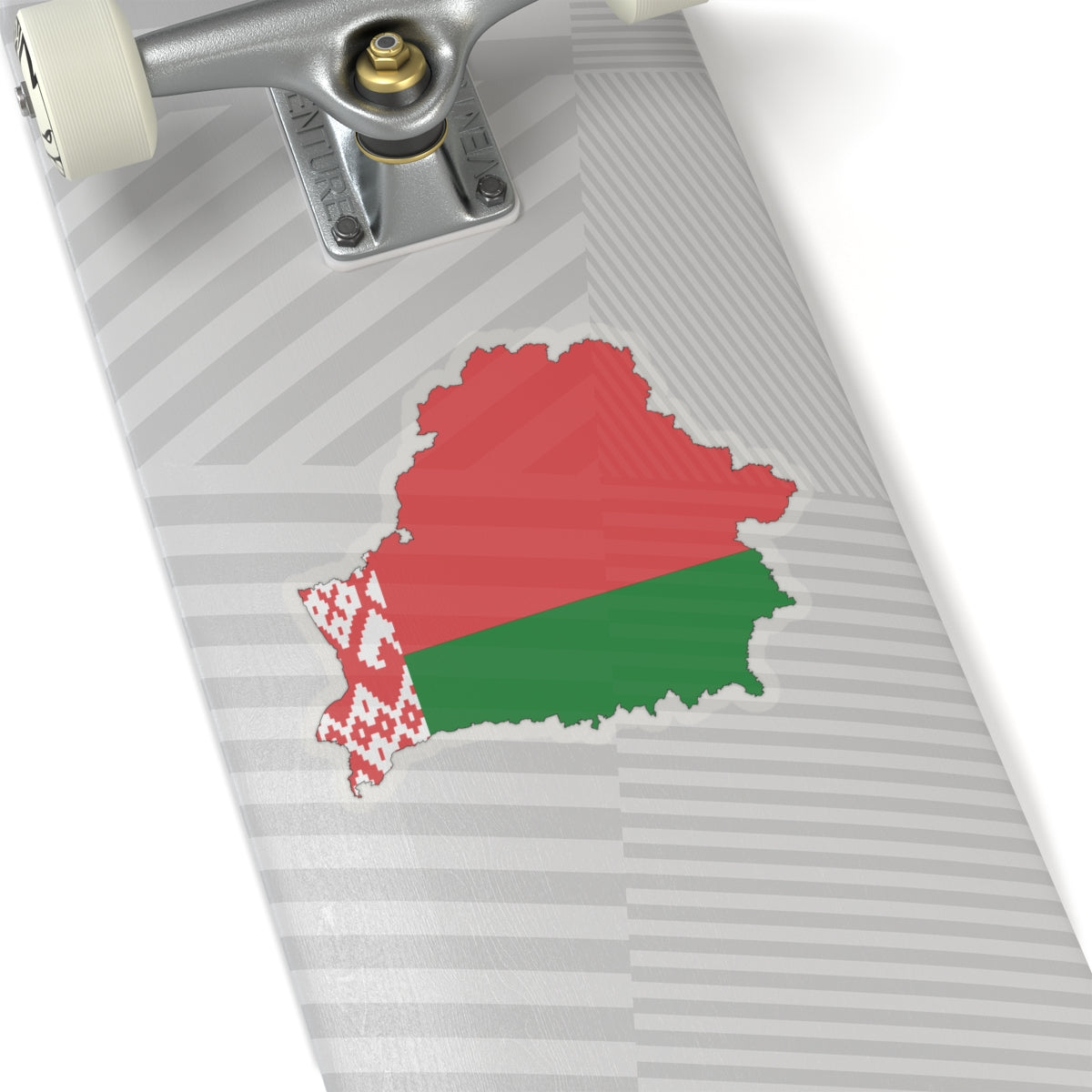 Belarus-Flagmap (Belarus) STICKER Vinyl Kiss-Cut Decal