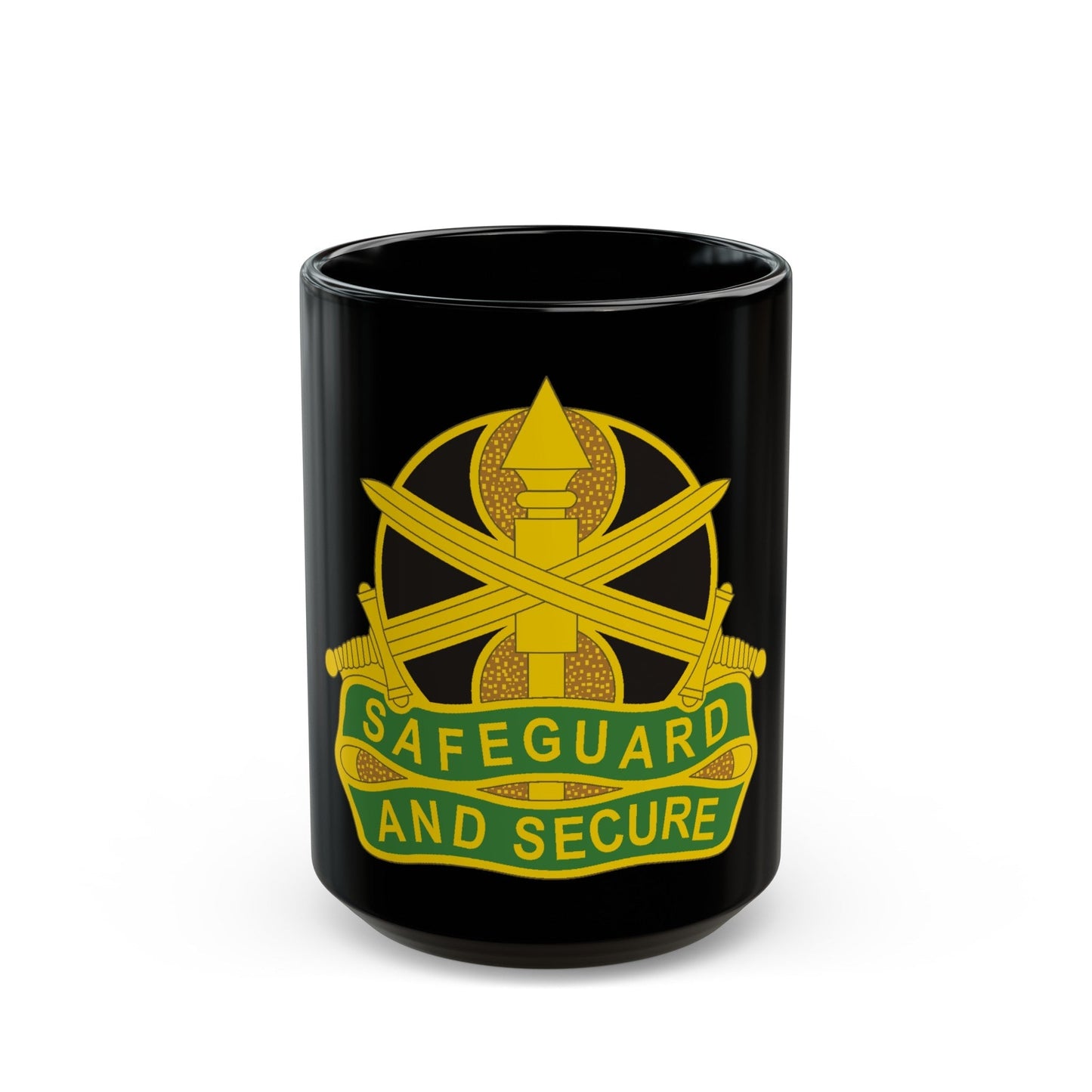 785 Military Police Battalion (U.S. Army) Black Coffee Mug-15oz-The Sticker Space