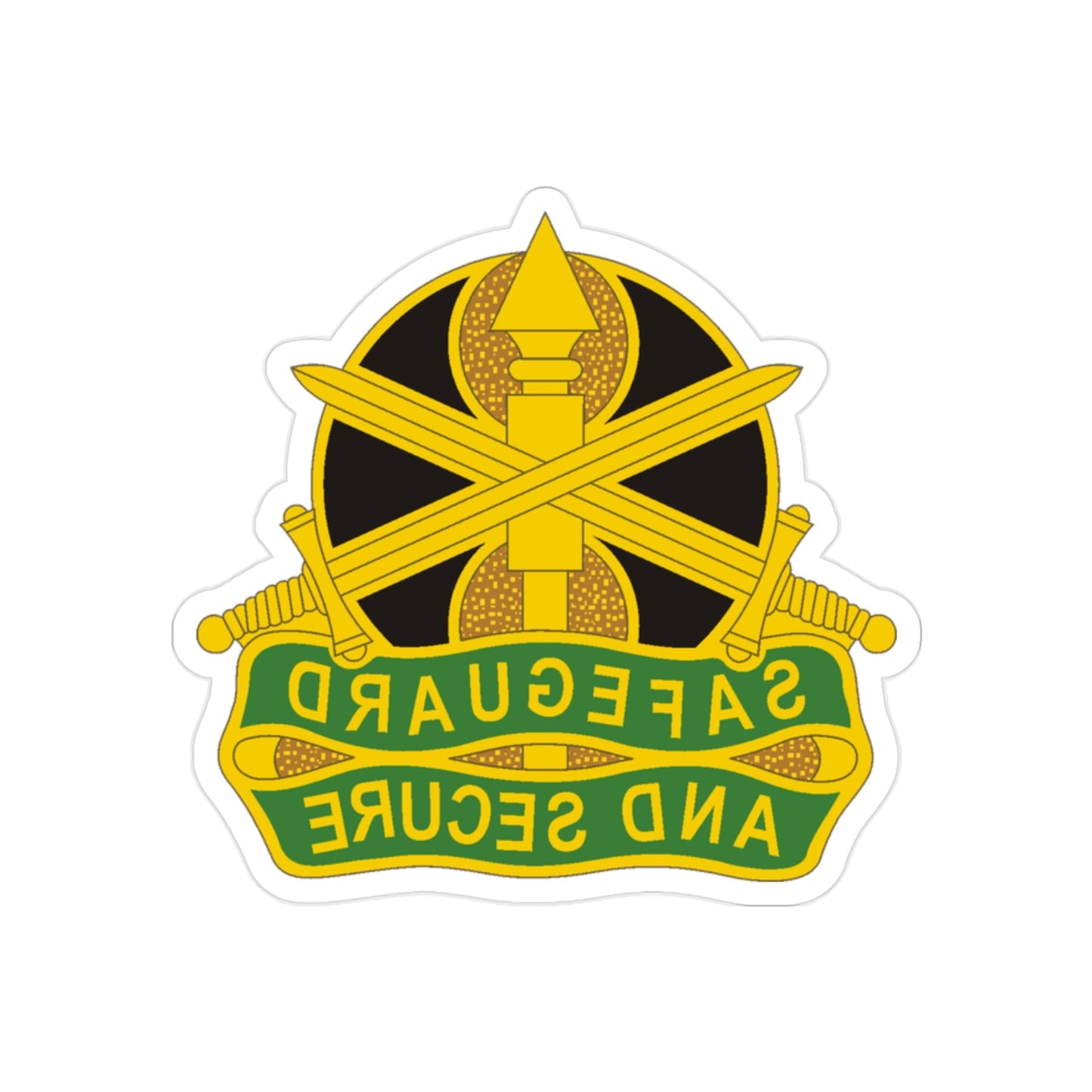 785 Military Police Battalion (U.S. Army) REVERSE PRINT Transparent STICKER-2 Inch-The Sticker Space