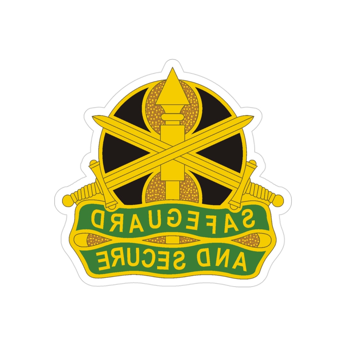 785 Military Police Battalion (U.S. Army) REVERSE PRINT Transparent STICKER-3 Inch-The Sticker Space