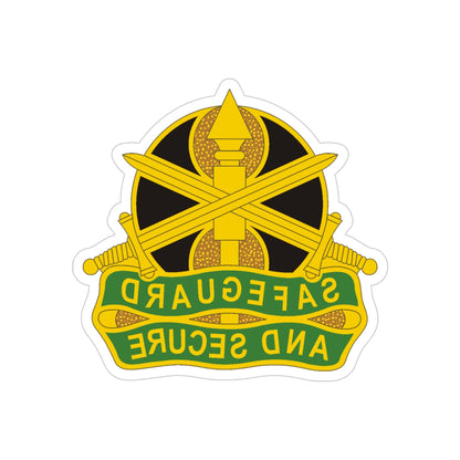 785 Military Police Battalion (U.S. Army) REVERSE PRINT Transparent STICKER-4 Inch-The Sticker Space