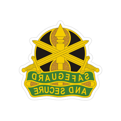 785 Military Police Battalion (U.S. Army) REVERSE PRINT Transparent STICKER-5 Inch-The Sticker Space