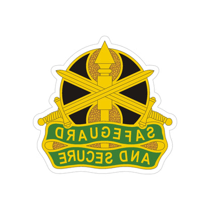 785 Military Police Battalion (U.S. Army) REVERSE PRINT Transparent STICKER-6 Inch-The Sticker Space