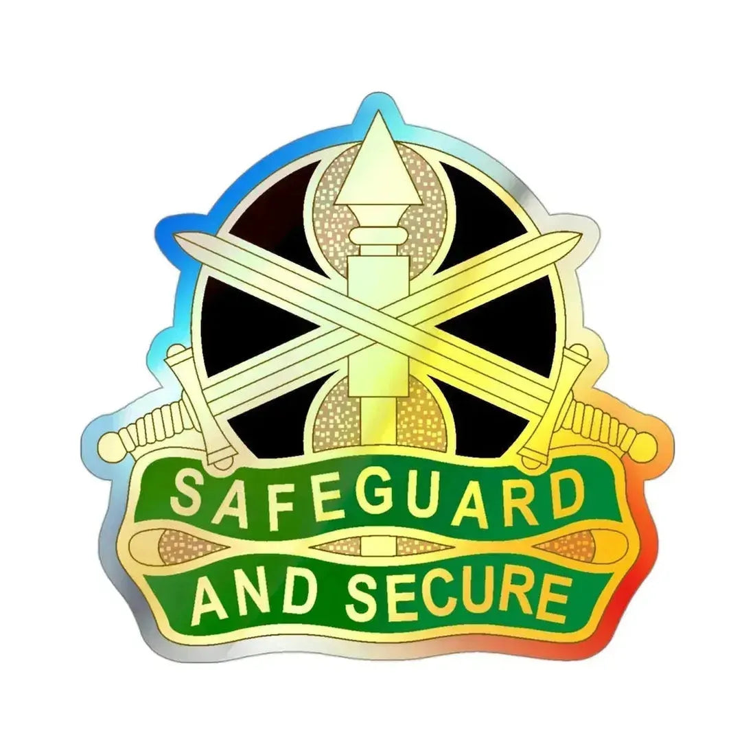 785 Military Police Battalion (U.S. Army) Holographic STICKER Die-Cut Vinyl Decal 3 Inch Holographic - The Sticker Space