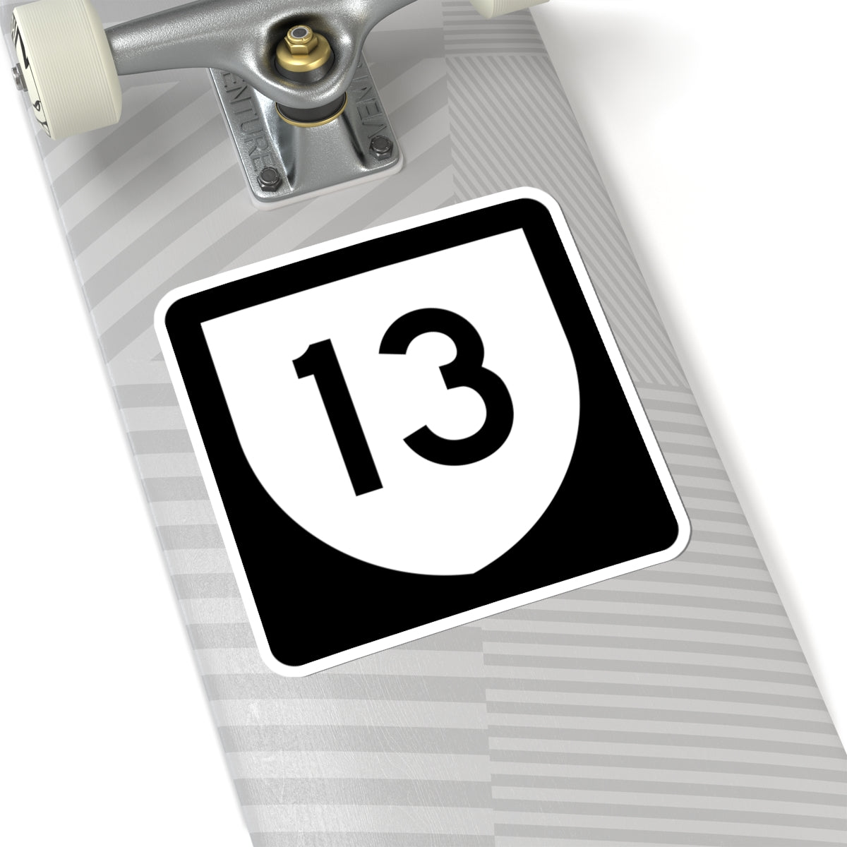 PR urban primary 13 (Puerto Rico) (Road Sign) STICKER Vinyl Kiss-Cut Decal