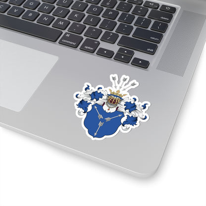 Coa Hungary Family Dudvárszky (Hungary) (Coat of Arms) STICKER Vinyl Kiss-Cut Decal