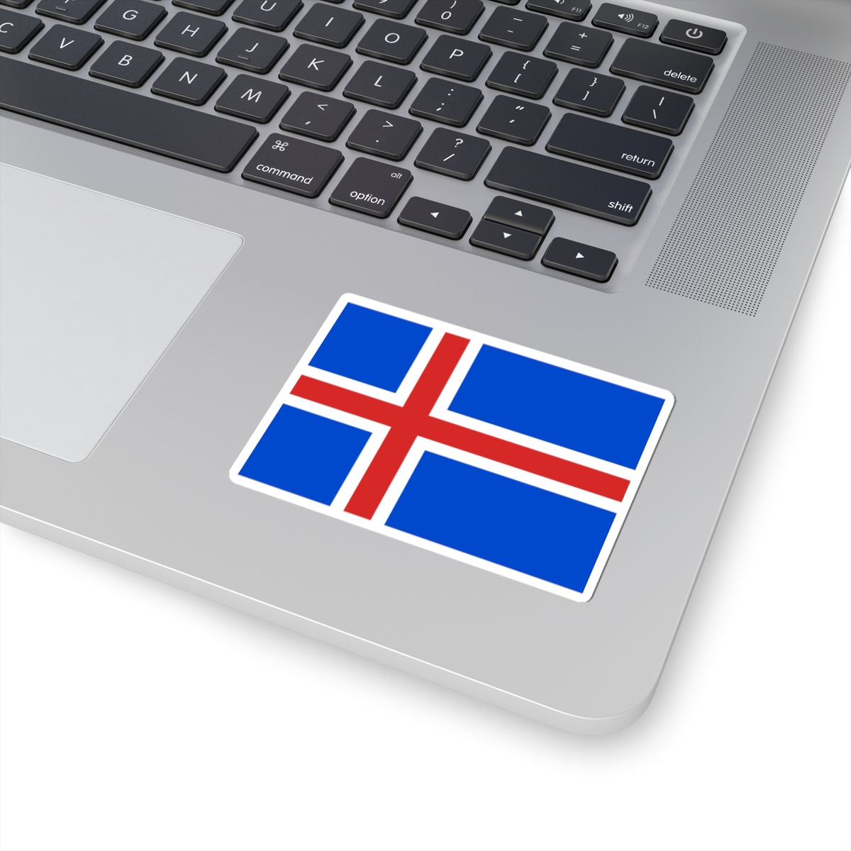 Flag of Iceland 1918-1944 (Iceland) STICKER Vinyl Kiss-Cut Decal