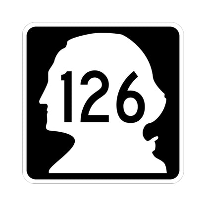 WA-126 (Washington) (Road Sign) STICKER Vinyl Kiss-Cut Decal