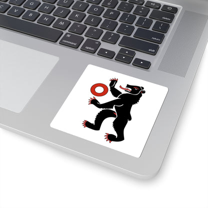 CHE Appenzell Flag (Switzerland) STICKER Vinyl Kiss-Cut Decal