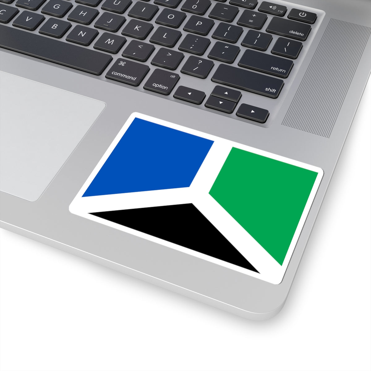 Flag of Novokuznetsk rayon Kemerovo oblast (Russia) STICKER Vinyl Kiss-Cut Decal