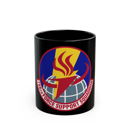 786th Force Support Squadron (U.S. Air Force) Black Coffee Mug-11oz-The Sticker Space