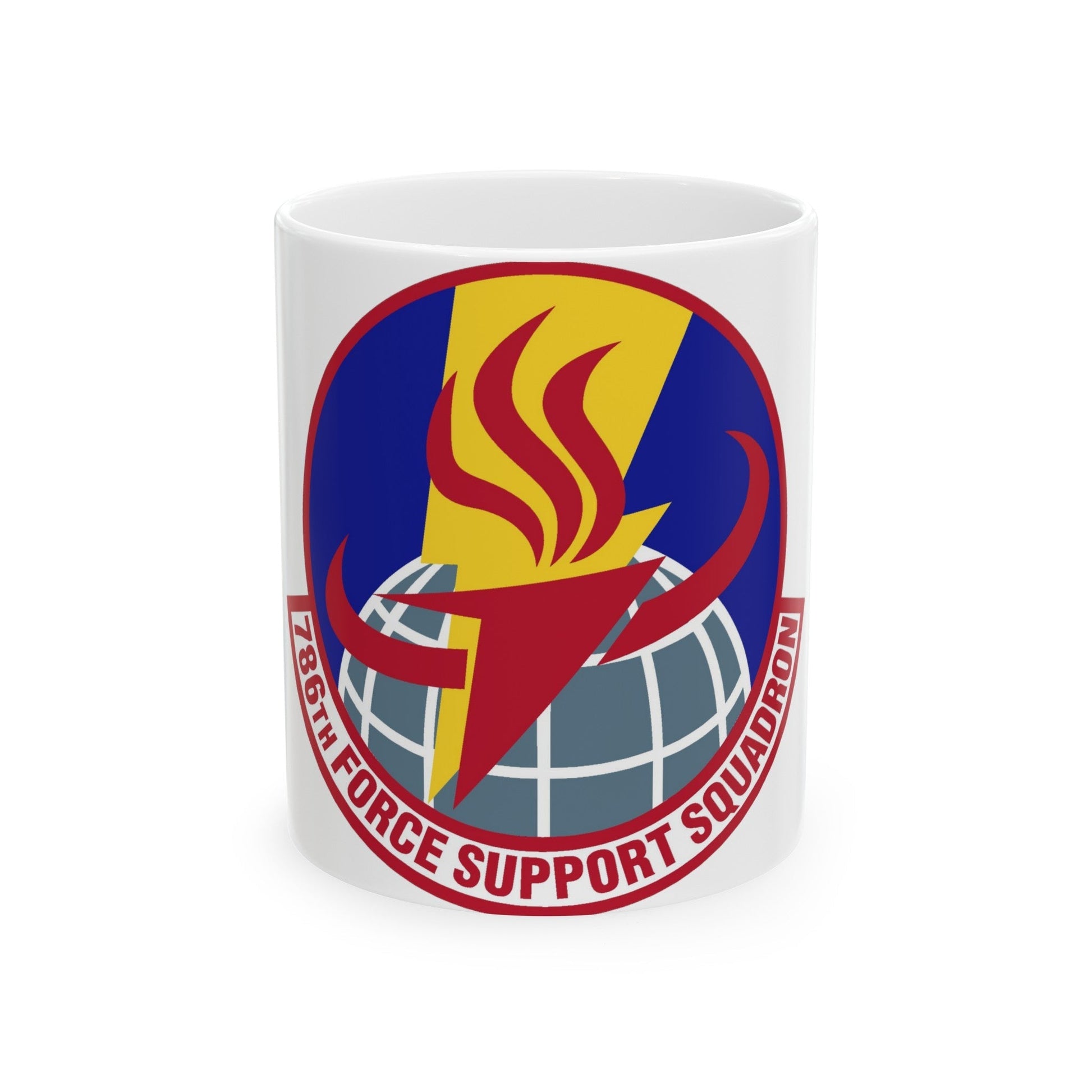 786th Force Support Squadron (U.S. Air Force) White Coffee Mug-11oz-The Sticker Space