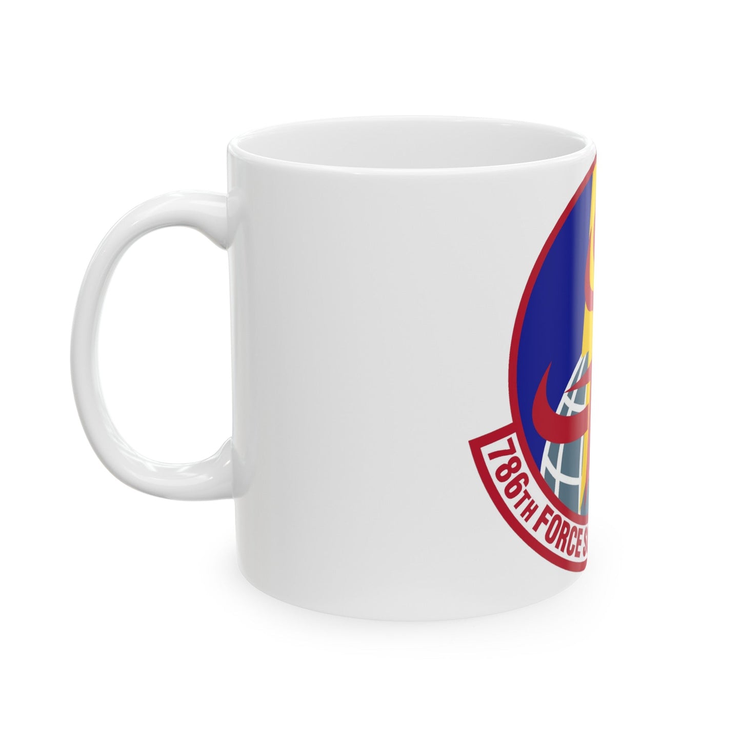 786th Force Support Squadron (U.S. Air Force) White Coffee Mug-The Sticker Space