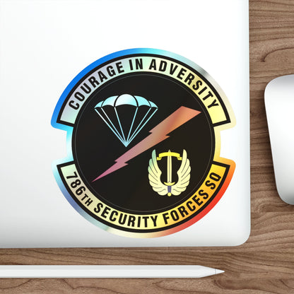 786th Security Forces Squadron (U.S. Air Force) Holographic STICKER Die-Cut Vinyl Decal-The Sticker Space