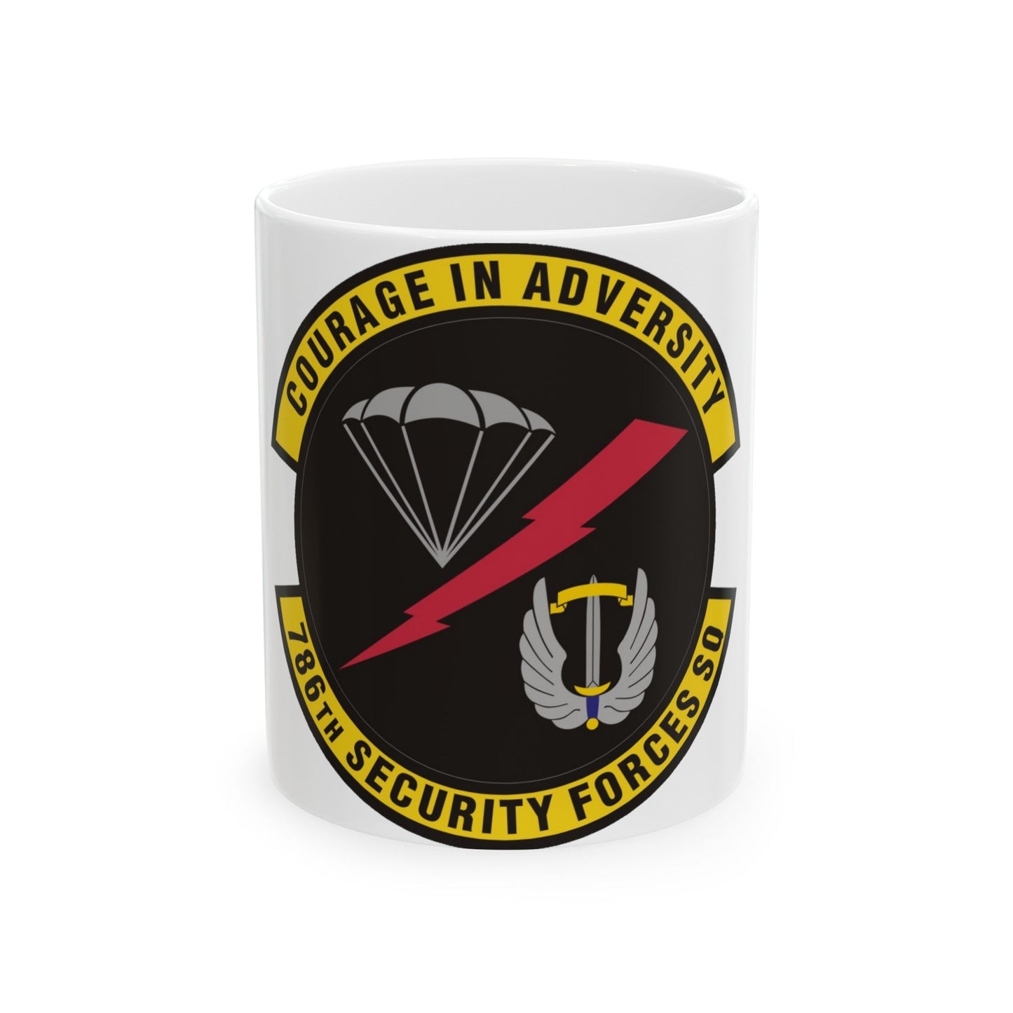 786th Security Forces Squadron (U.S. Air Force) White Coffee Mug-11oz-The Sticker Space