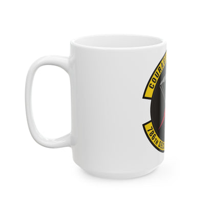 786th Security Forces Squadron (U.S. Air Force) White Coffee Mug-The Sticker Space