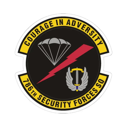 786th Security Forces Squadron (U.S. Air Force) STICKER Vinyl Kiss-Cut Decal 6 Inch White - The Sticker Space