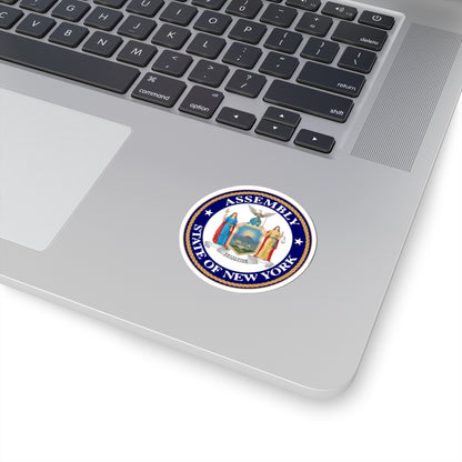 Seal of the New York State Assembly - STICKER Vinyl Kiss-Cut Decal