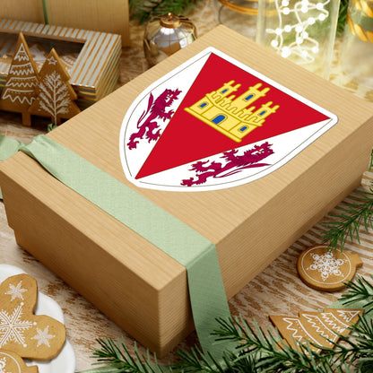 Arms of Diego of Castile son of King Peter (Spain) (Coat of Arms) STICKER Vinyl Kiss-Cut Decal