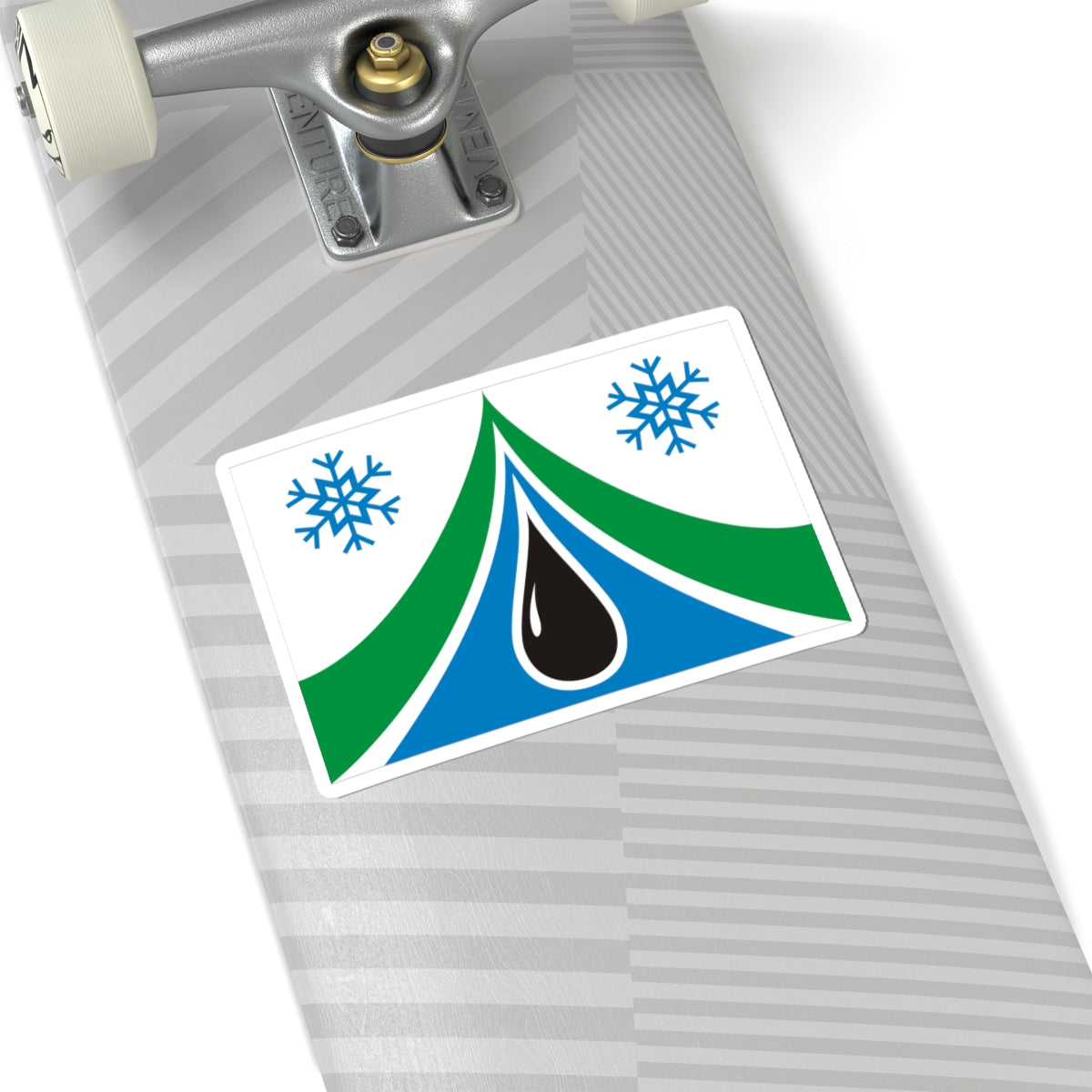 Flag of Severny rayon Novosibirsk oblast (Russia) STICKER Vinyl Kiss-Cut Decal