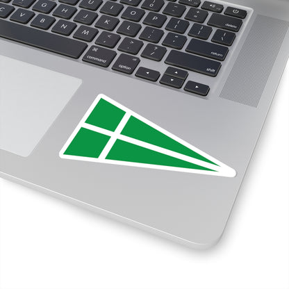 Burgee of BS-Fuzfo Sailing Club (Hungary) STICKER Vinyl Kiss-Cut Decal