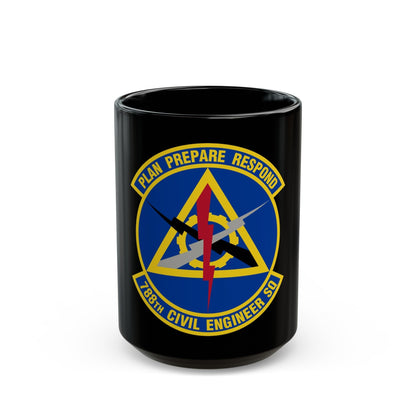 788 Civil Engineer Squadron AFMC (U.S. Air Force) Black Coffee Mug-15oz-The Sticker Space