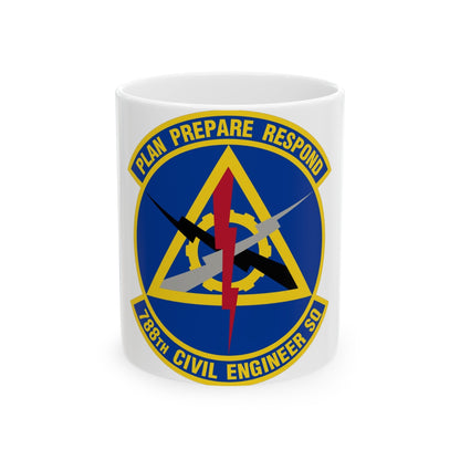 788 Civil Engineer Squadron AFMC (U.S. Air Force) White Coffee Mug-11oz-The Sticker Space