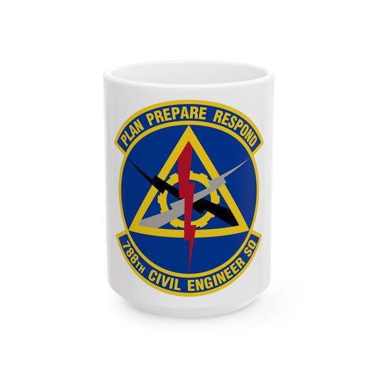 788 Civil Engineer Squadron AFMC (U.S. Air Force) White Coffee Mug-15oz-The Sticker Space