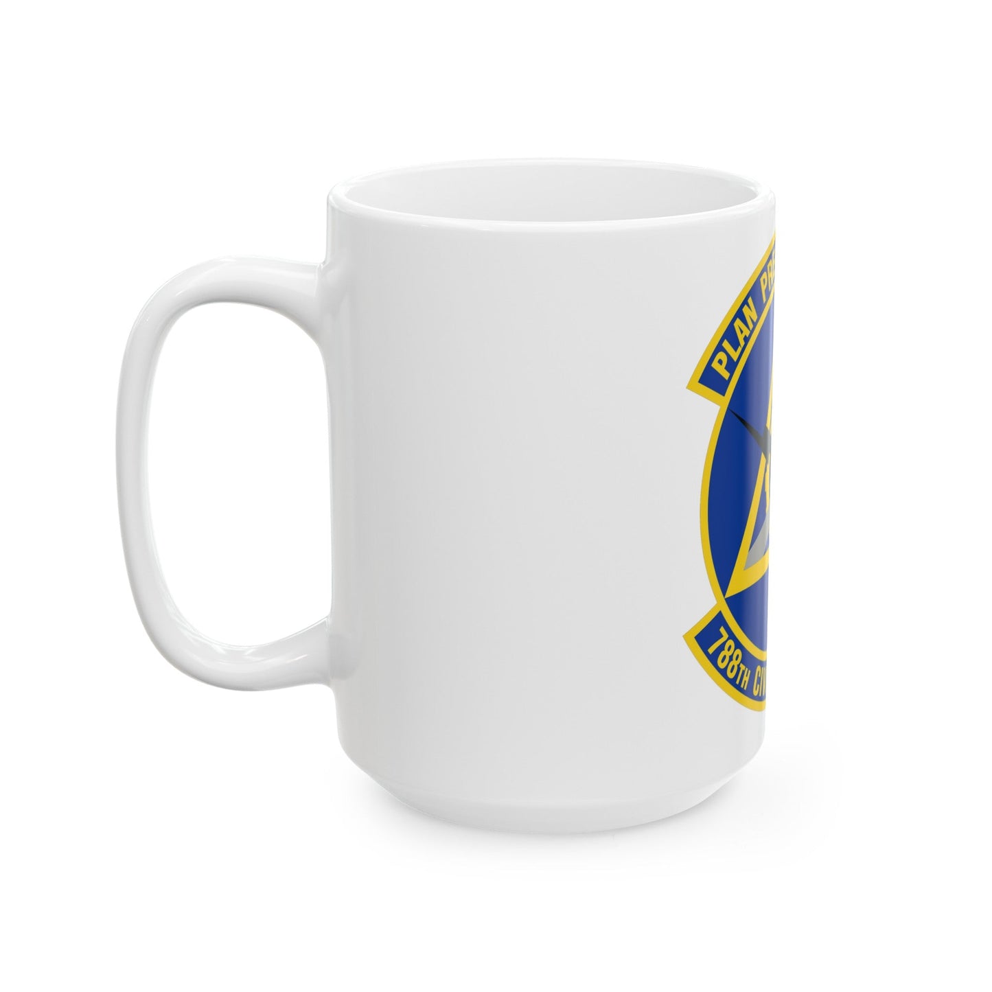 788 Civil Engineer Squadron AFMC (U.S. Air Force) White Coffee Mug-The Sticker Space