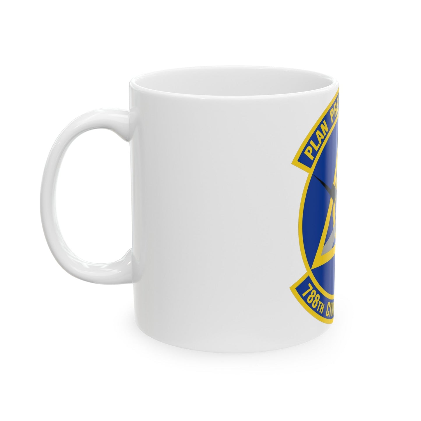 788 Civil Engineer Squadron AFMC (U.S. Air Force) White Coffee Mug-The Sticker Space