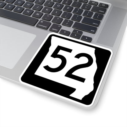 MO-52 (Missouri) (Road Sign) STICKER Vinyl Kiss-Cut Decal