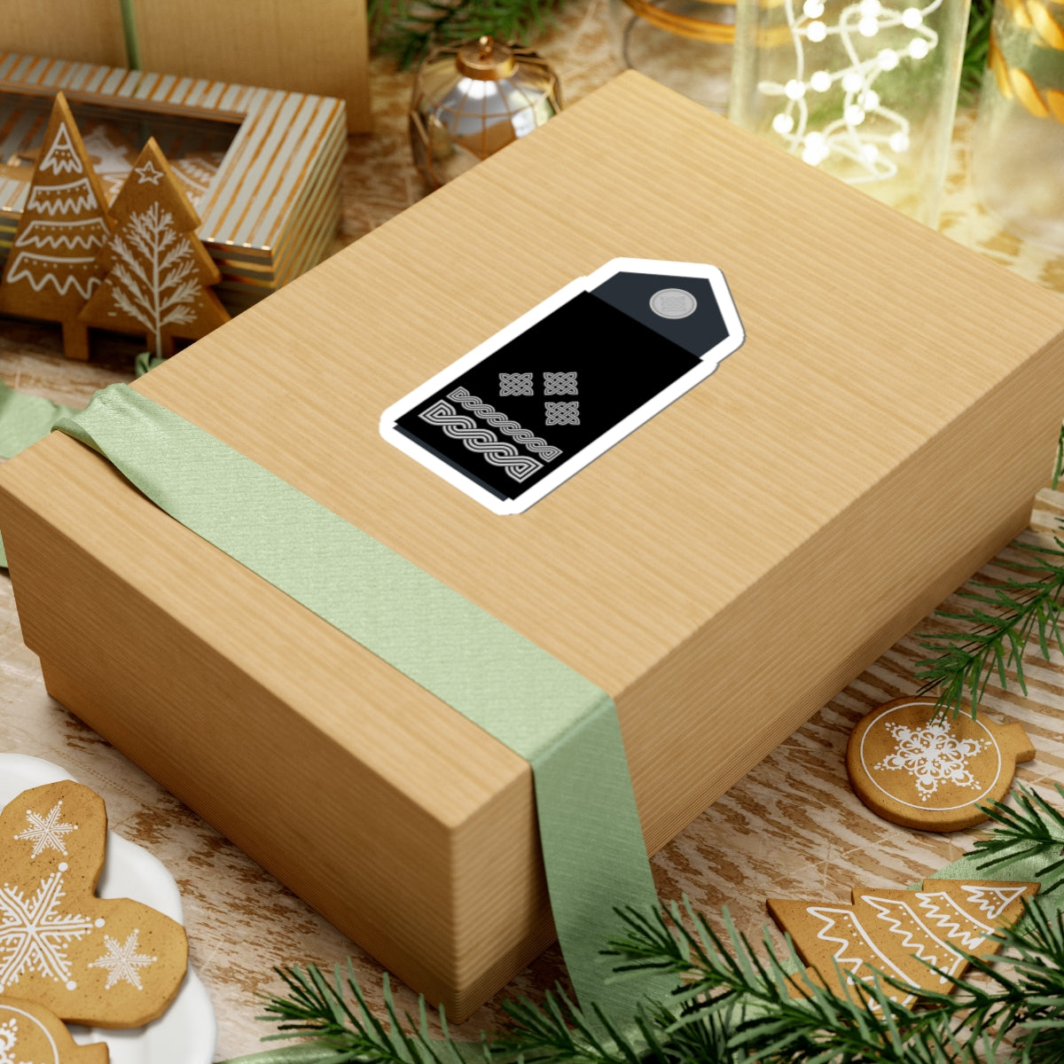 Naramenica službene odore brigadira HRZ i PZO (Croatia) (Military Rank) STICKER Vinyl Kiss-Cut Decal