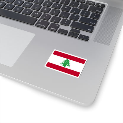 Flag of Lebanon WFB 2004 (Lebanon) STICKER Vinyl Kiss-Cut Decal
