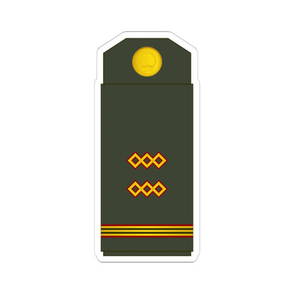 06 Mongolian Army 2SG (Mongolia) (Military Rank) STICKER Vinyl Kiss-Cut Decal