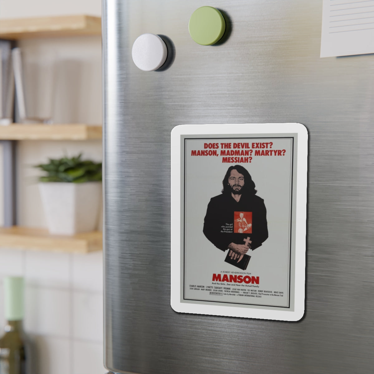 MANSON 1973 Movie Poster - Refrigerator Magnet-The Sticker Space