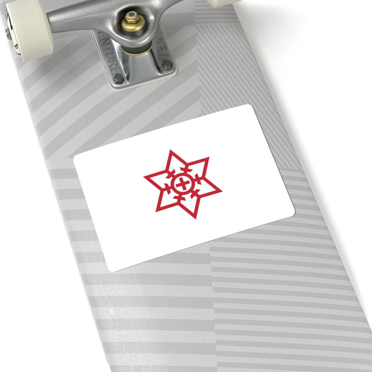 Flag of Omuta Fukuoka (Japan) STICKER Vinyl Kiss-Cut Decal