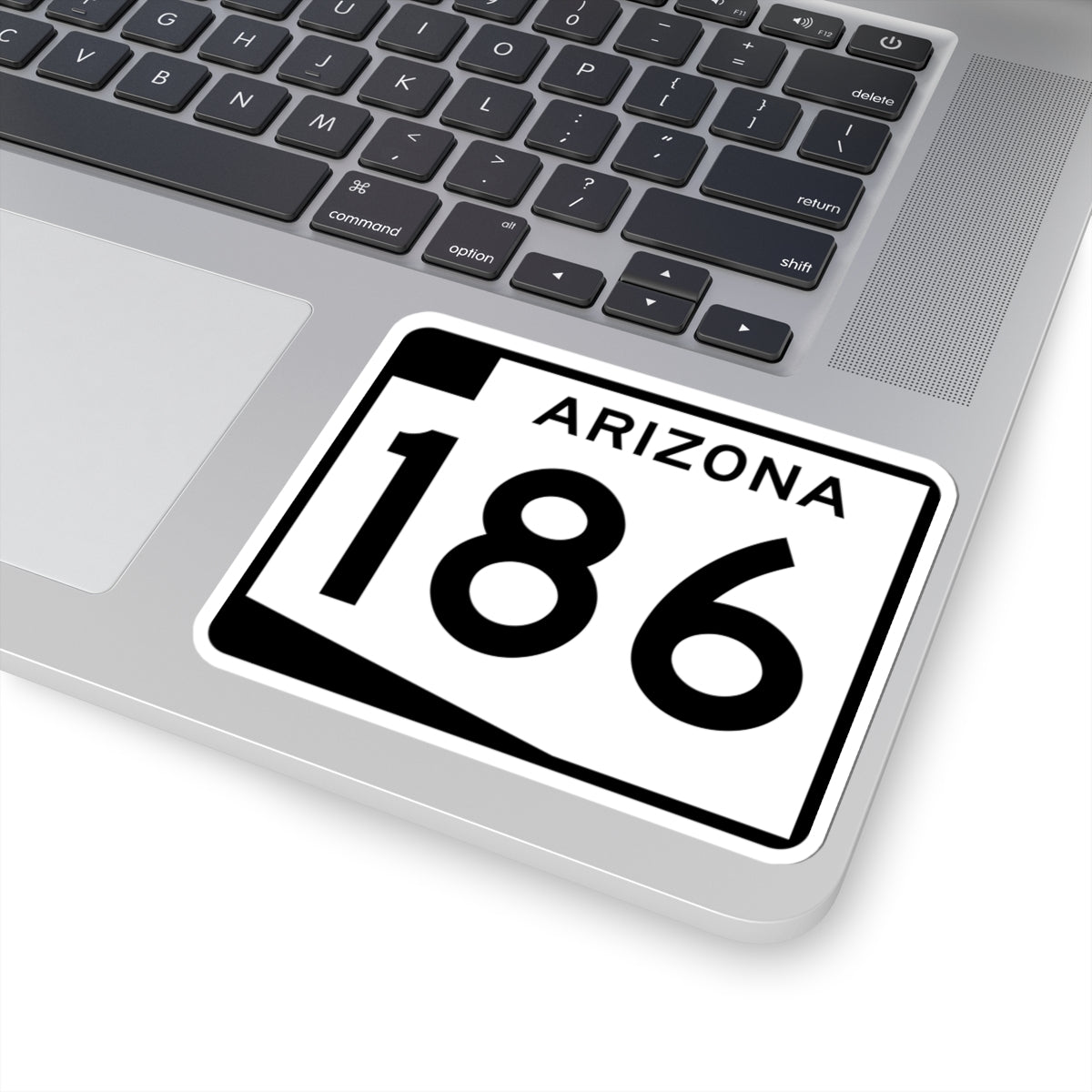 Arizona 186 (Arizona) (Road Sign) STICKER Vinyl Kiss-Cut Decal