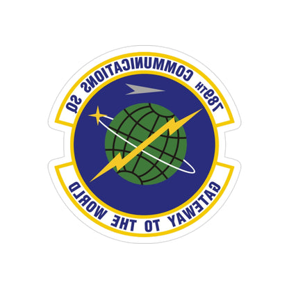 789th Communications Squadron (U.S. Air Force) REVERSE PRINT Transparent STICKER-3 Inch-The Sticker Space