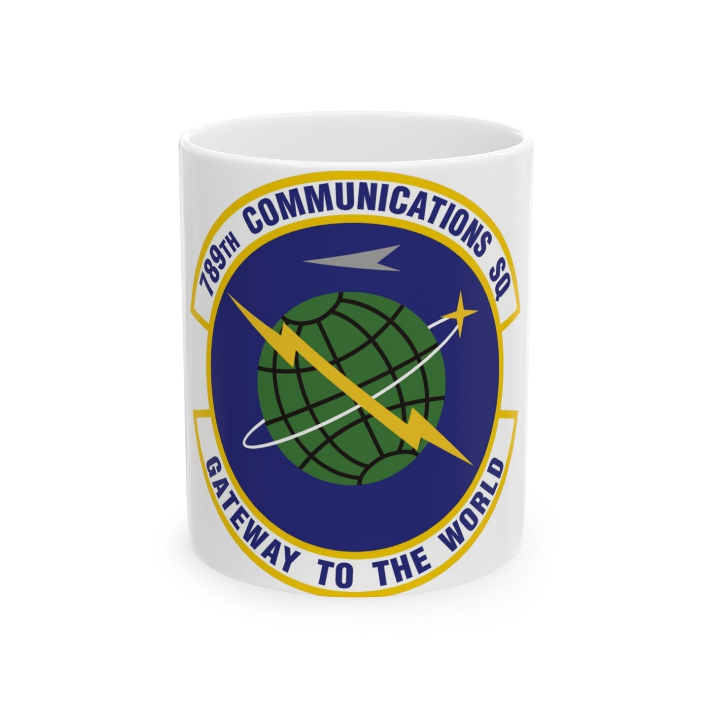 789th Communications Squadron (U.S. Air Force) White Coffee Mug-11oz-The Sticker Space