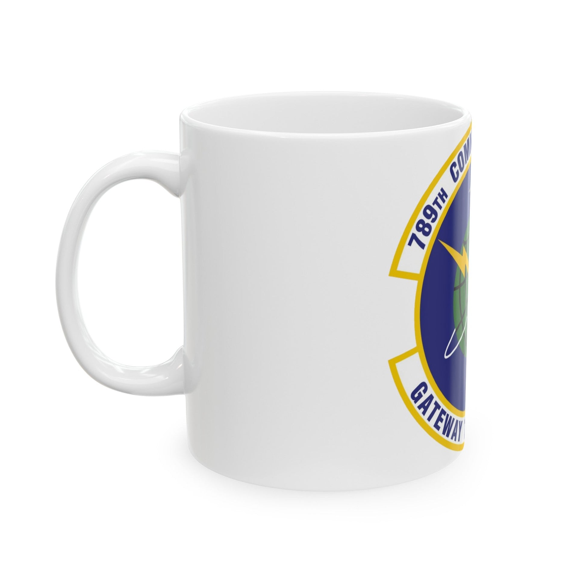 789th Communications Squadron (U.S. Air Force) White Coffee Mug-The Sticker Space