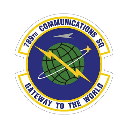 789th Communications Squadron (U.S. Air Force) STICKER Vinyl Die-Cut Decal - The Sticker Space