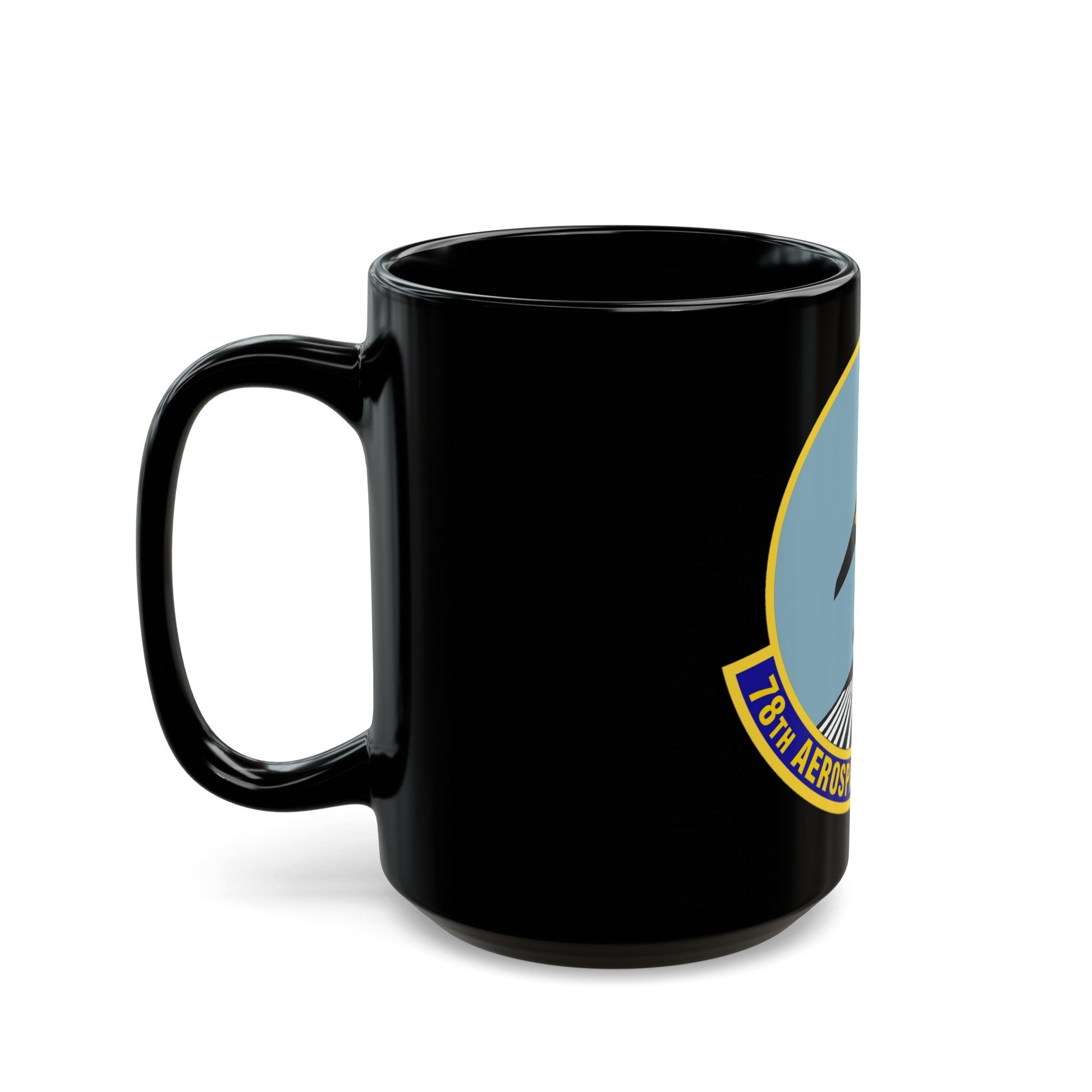 78th Aerospace Medicine Squadron (U.S. Air Force) Black Coffee Mug-The Sticker Space