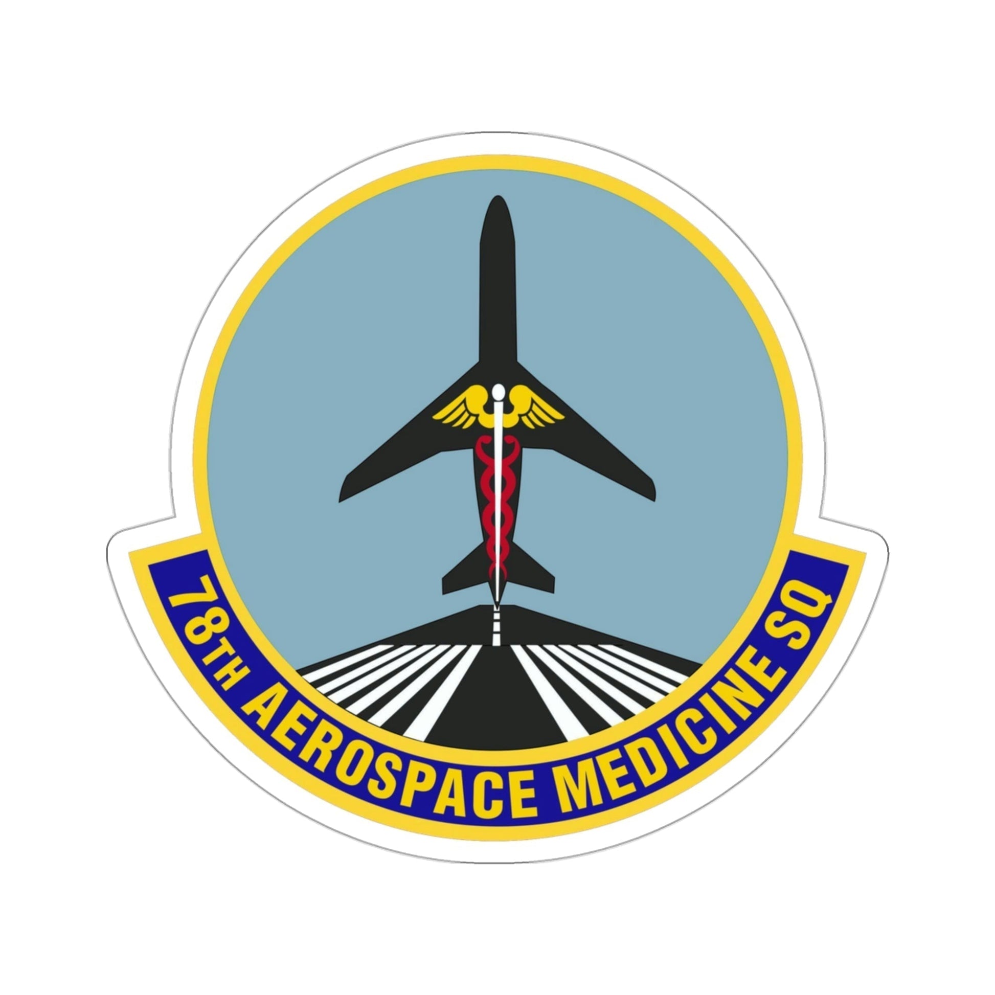 78th Aerospace Medicine Squadron (U.S. Air Force) STICKER Vinyl Die-Cut Decal-3 Inch-The Sticker Space