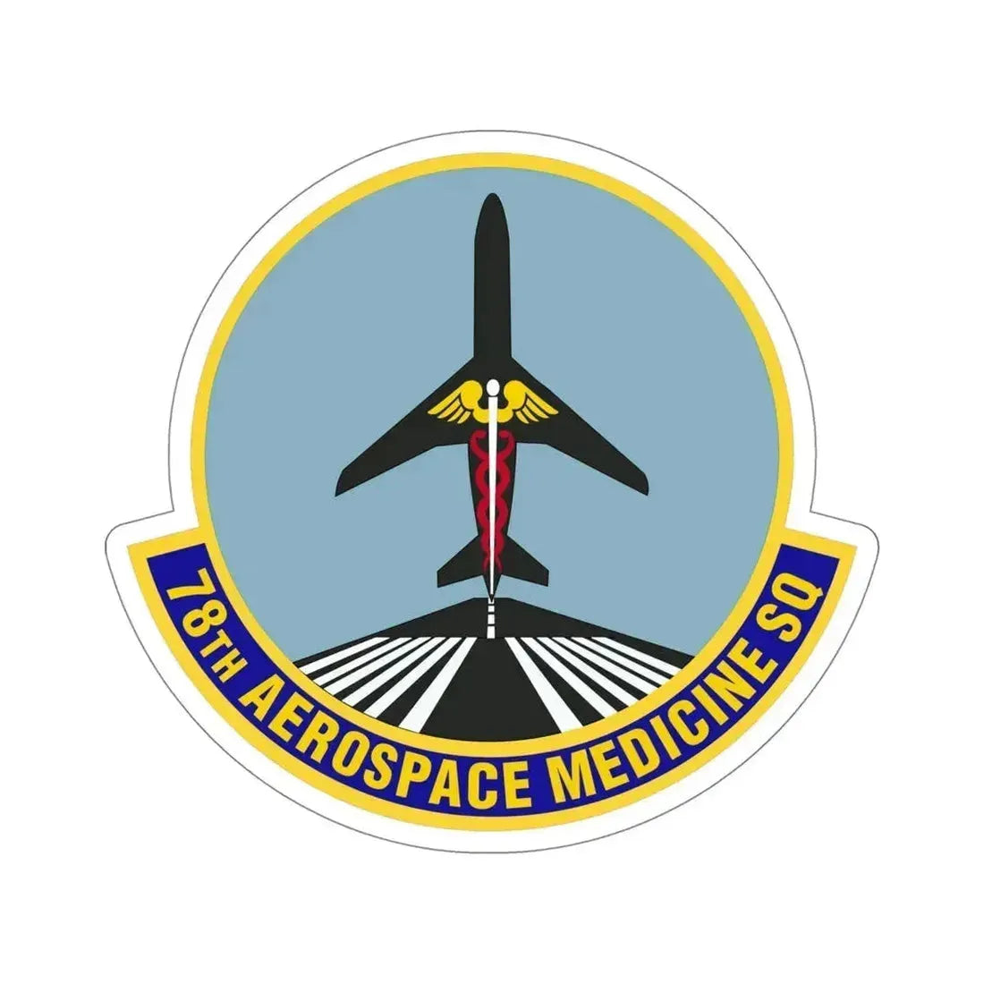 78th Aerospace Medicine Squadron (U.S. Air Force) STICKER Vinyl Die-Cut Decal 5 Inch - The Sticker Space